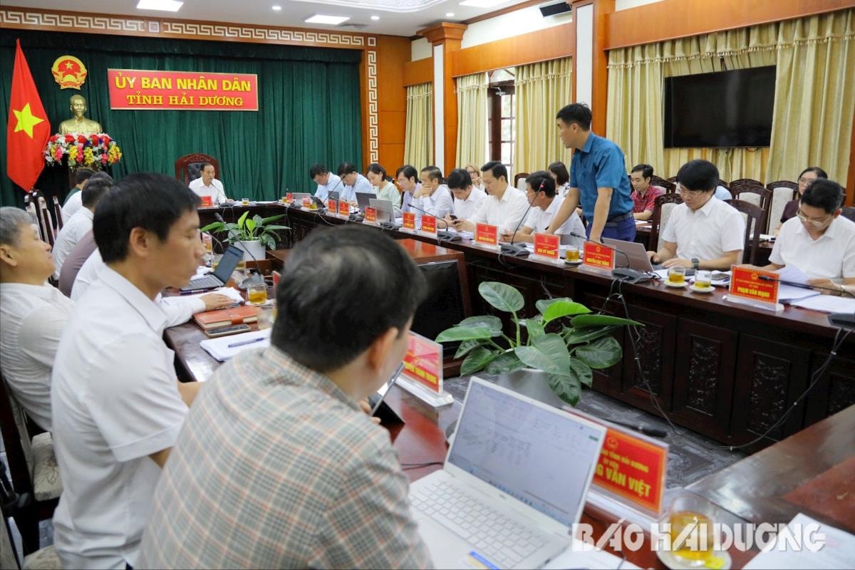 UBND tỉnh nhất trí thông qua tờ trình của Sở Công thương về việc lựa chọn chủ đầu tư cụm công nghiệp An Đồng (Nam Sách)