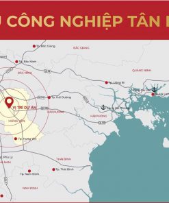 Vị trí khu công nghiệp Tân Dân Hưng Yên