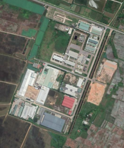 Ảnh vệ tinh Khu công nghiệp Trung Hà Phú Thọ