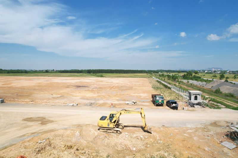 Cụm công nghiệp Hợp Thắng Thanh Hóa giai đoạn thi công hạ tầng