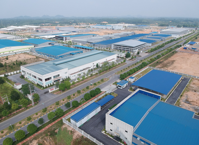 Cụm công nghiệp Quảng Yên minh hoạ