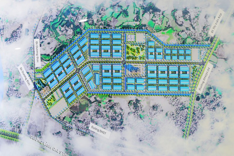 Khu công nghiệp Mỹ Thái Bắc Ninh mô phỏng