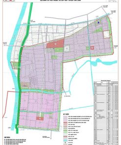 Mặt bằng sử dụng Khu công nghiệp Tiên Thanh Hải Phòng