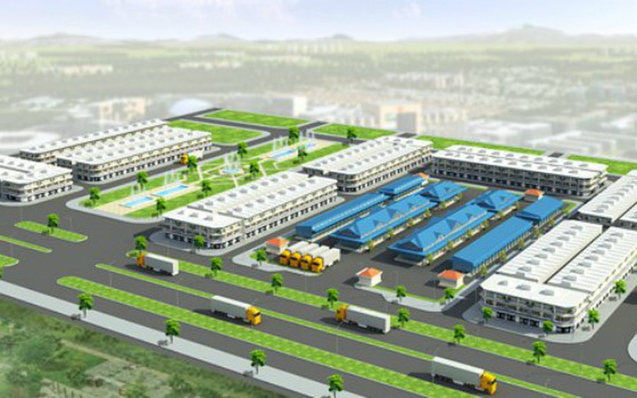 Mô phỏng Cụm công nghiệp làng nghề Yên Phương