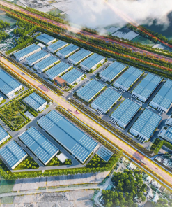 Phối cảnh Cụm công nghiệp Cẩm Văn Hải Phòng