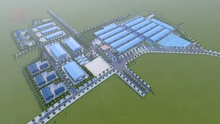 Phối cảnh Cụm công nghiệp Liên Hoa Thanh Hóa