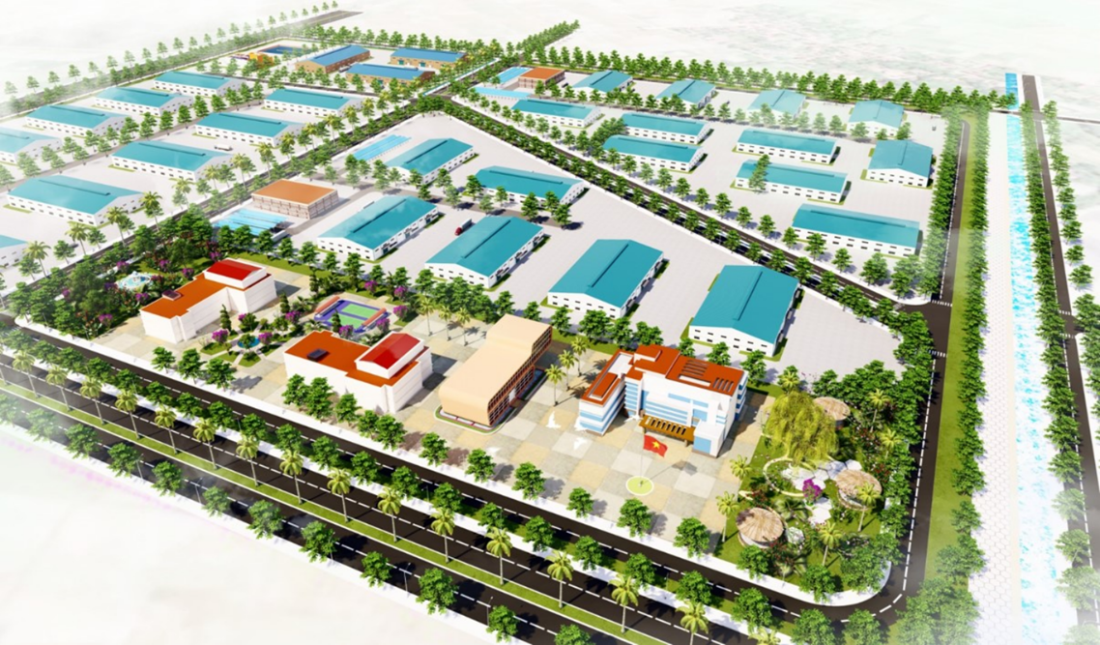 Phối cảnh Cụm công nghiệp Ngọc Vũ Thanh Hóa
