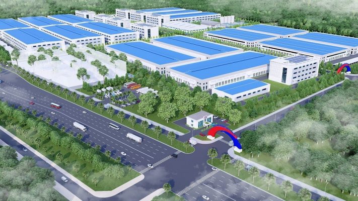 Phối cảnh Cụm công nghiệp Tiên Cường 2 Hải Phòng