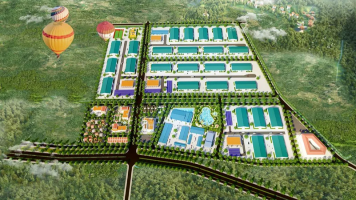 Phối cảnh Cụm công nghiệp Vạn Thắng - Yên Thọ Thanh Hóa