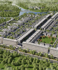 Phối cảnh Cụm công nghiệp hỗ trợ Cách Bi Bắc Ninh