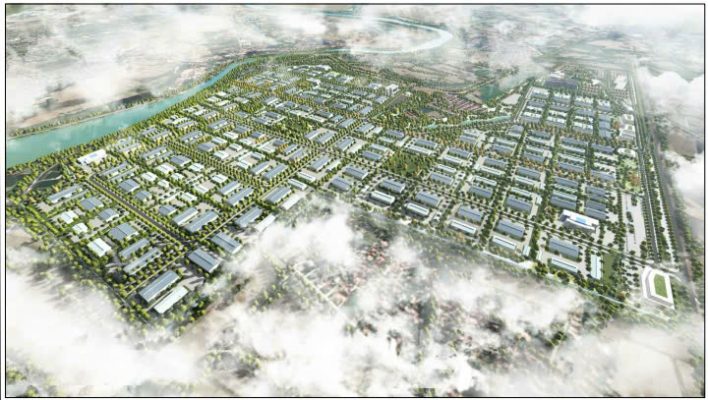 Phối cảnh Khu công nghiệp Đồng Phúc Bắc Ninh