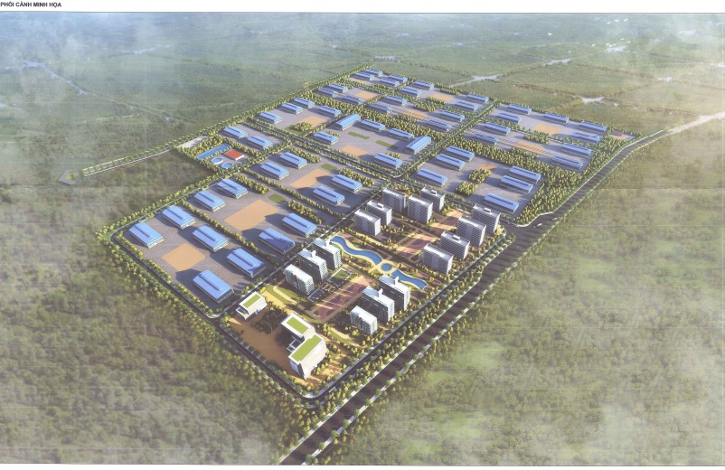 Phối cảnh Khu công nghiệp Gia Lộc 3 Hải Phòng