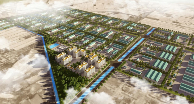 Phối cảnh Khu công nghiệp Tân Trường mở rộng Hải Phòng