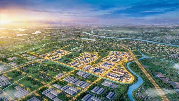 Phối cảnh Khu công nghiệp Thủy Nguyên Hải Phòng