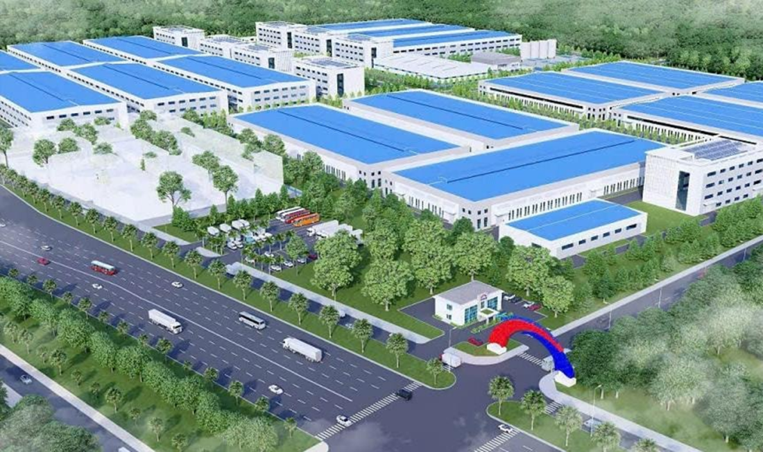 Phối cảnh dự án Cụm công nghiệp Tiên Cường 3 Hải Phòng