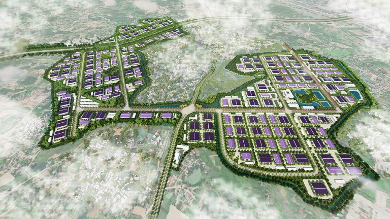 Phối cảnh tổng thể Khu công nghiệp Phú Sơn Phú Thọ