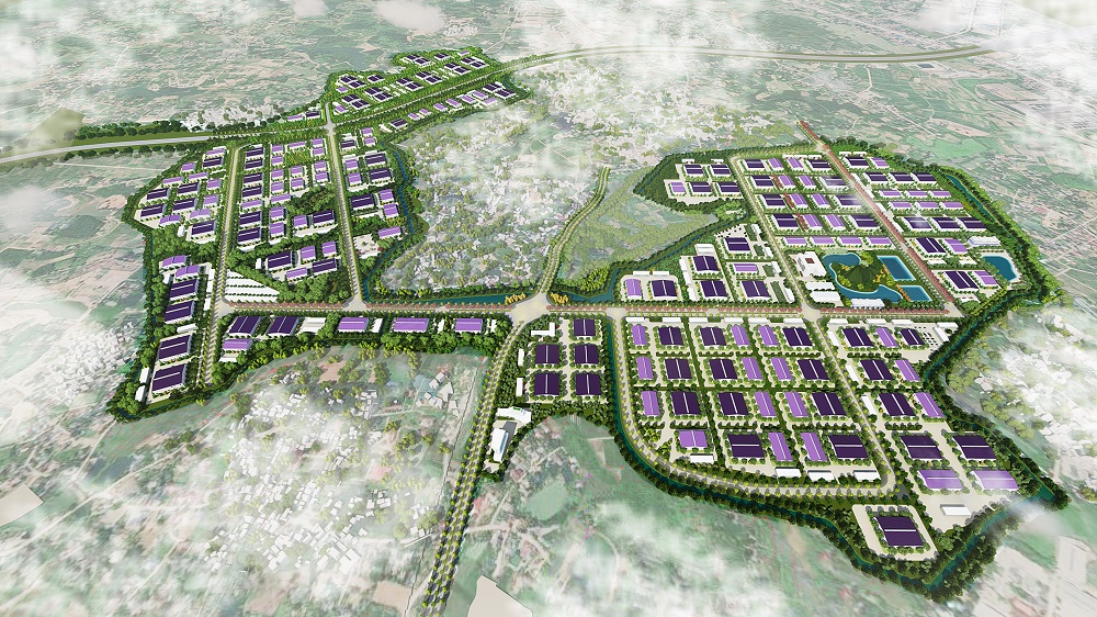 Phối cảnh tổng thể Khu công nghiệp Phú Sơn Phú Thọ