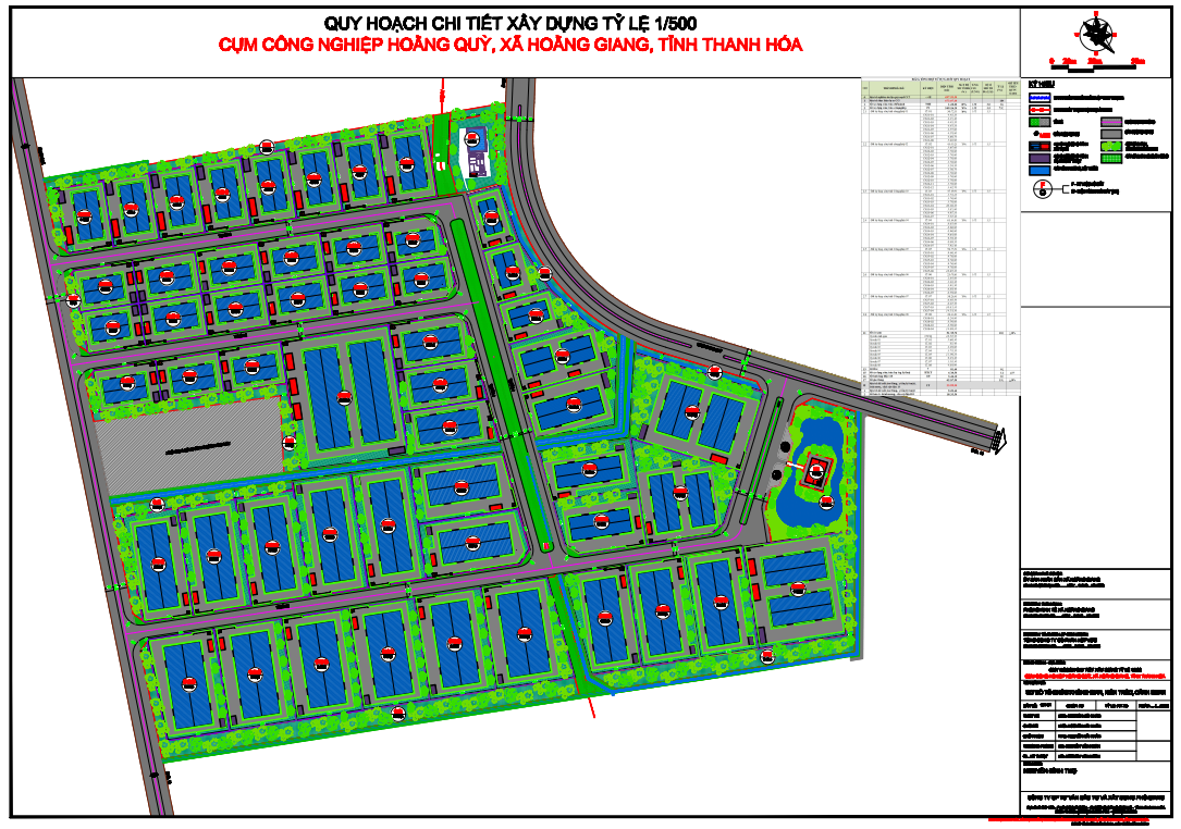 Sơ đồ tổ chức Cụm công nghiệp Hoằng Quỳ Thanh Hóa