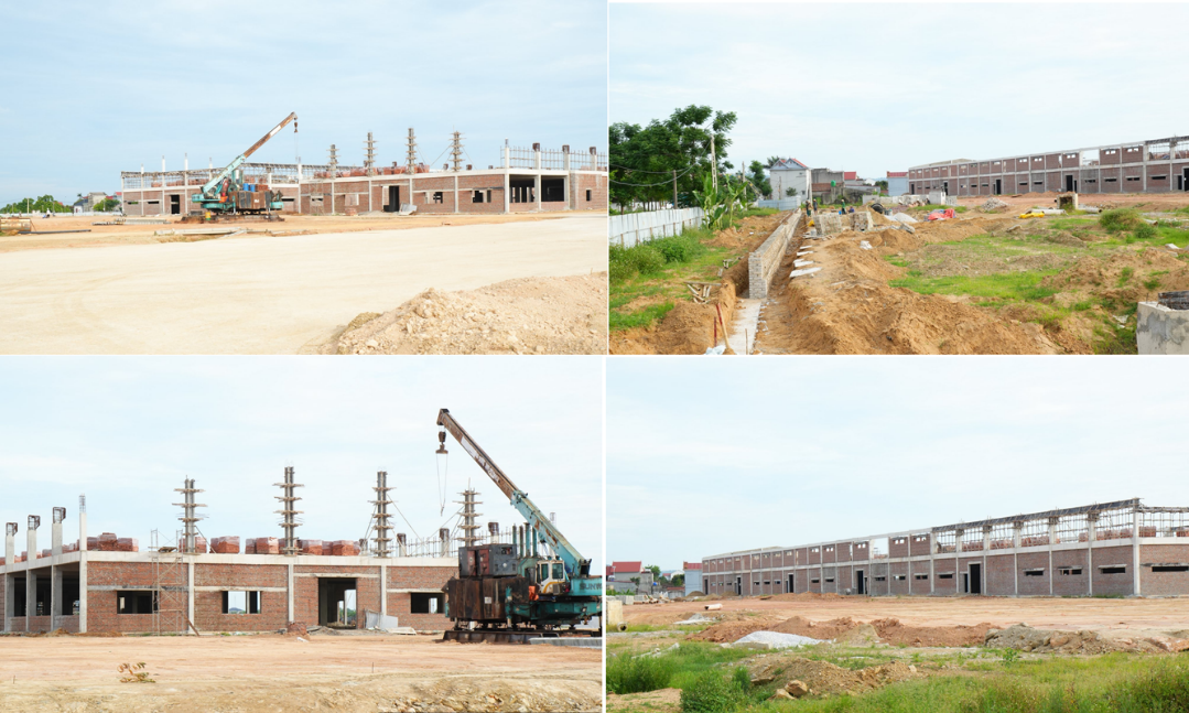 Tiến độ thi công dự án Cụm công nghiệp Liên Hoa Thanh Hóa T7.2025