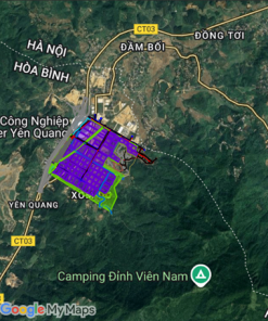 Vị trí Khu công nghiệp Yên Quang Phú Thọ
