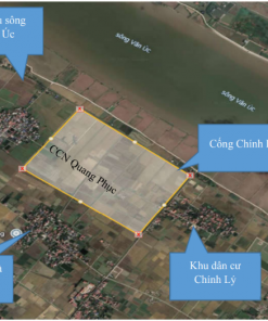 Vị trí triển khai dự án Cụm công nghiệp Quang Phục Hải Phòng