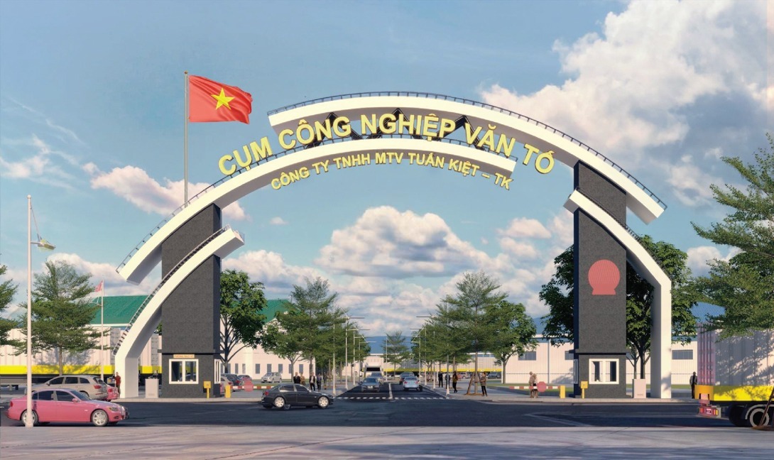 Phối cảnh 3D Cụm công nghiệp Văn Tố Hải Phòng