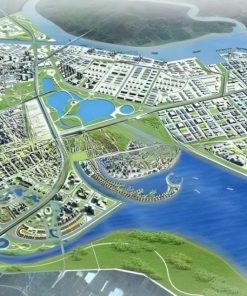 Phối cảnh Khu công nghiệp Nam Tràng Cát Hải Phòng