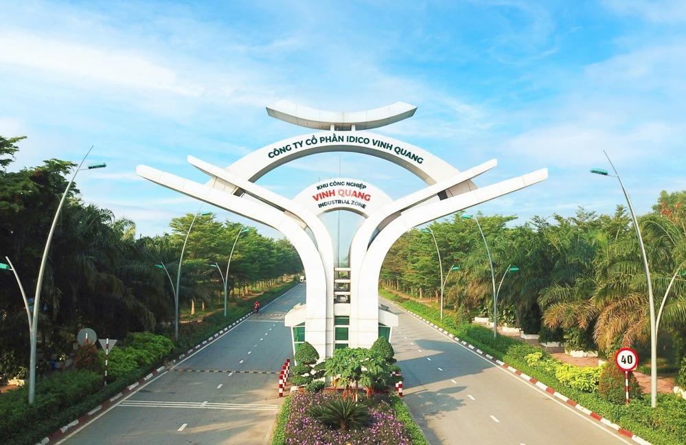 Cổng chào Khu công nghiệp Vinh Quang giai đoạn 1 Hải Phòng