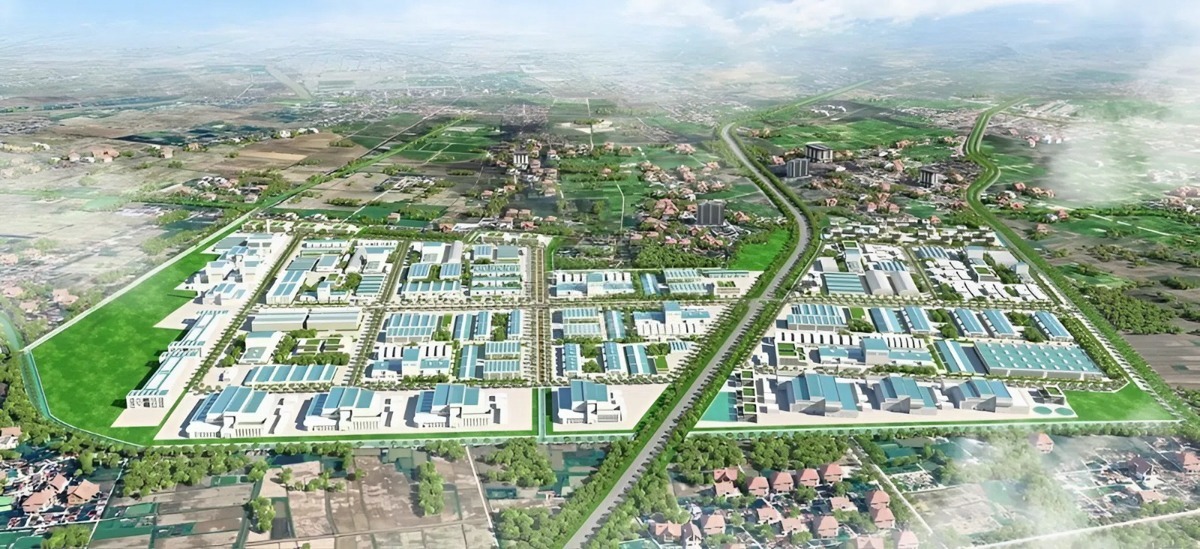 Phối cảnh Khu công nghiệp Vinh Quang giai đoạn 1 Hải Phòng