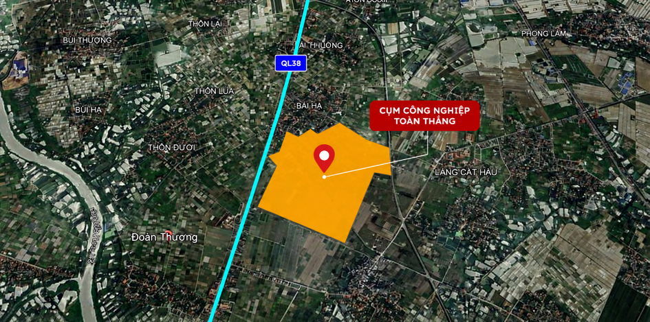ví trí quy hoạch Cụm công nghiệp Toàn Thắng Hải Phòng