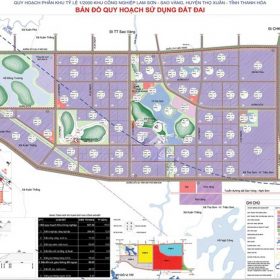 Bản đồ quy hoạch Khu công nghiệp Lam Sơn - Sao Vàng Thanh Hóa