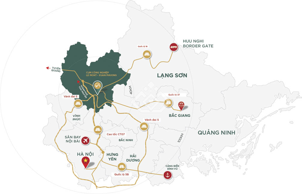 cụm công nghiệp xuân phương