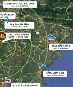 Khu Công Nghiệp Số 10 Hưng Yên Vị trí