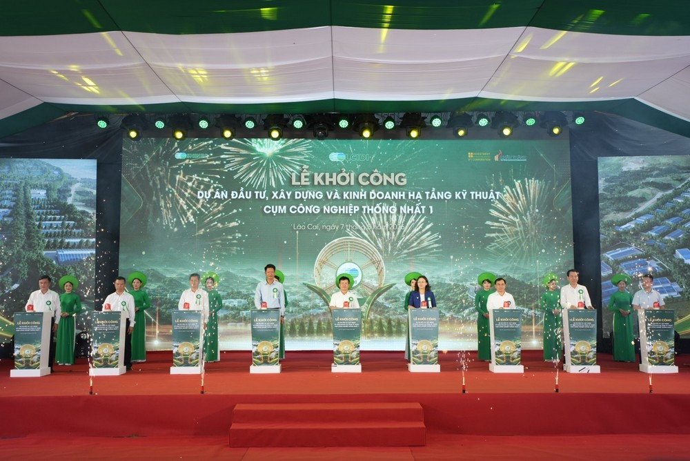 Lễ khởi công dự án Cụm công nghiệp Thống Nhất 1 Lào Cai