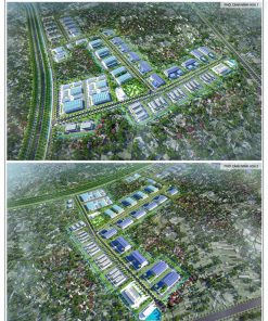 Phối cảnh Cụm Công nghiệp Hà Châu 1, 2.