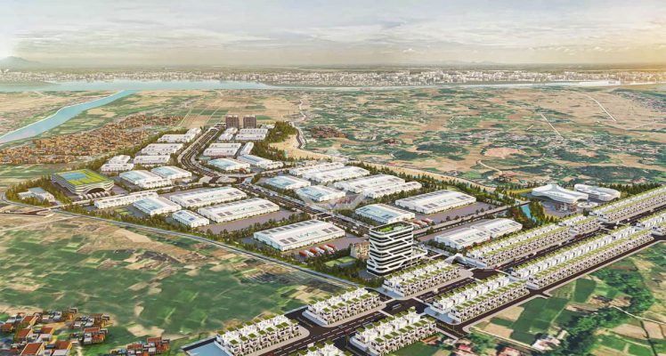 cụm công nghiệp xuân phương phối cảnh