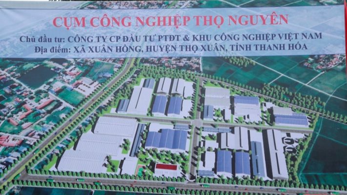 Phối cảnh Cụm công nghiệp Thọ Nguyên Thanh Hóa