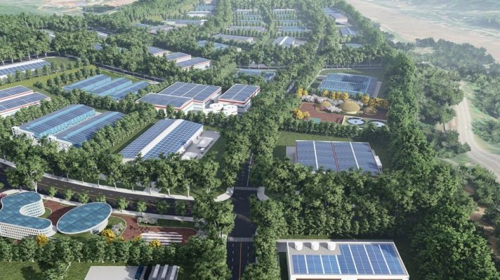 Phối cảnh Cụm công nghiệp Thống Nhất 1 Lào Cai
