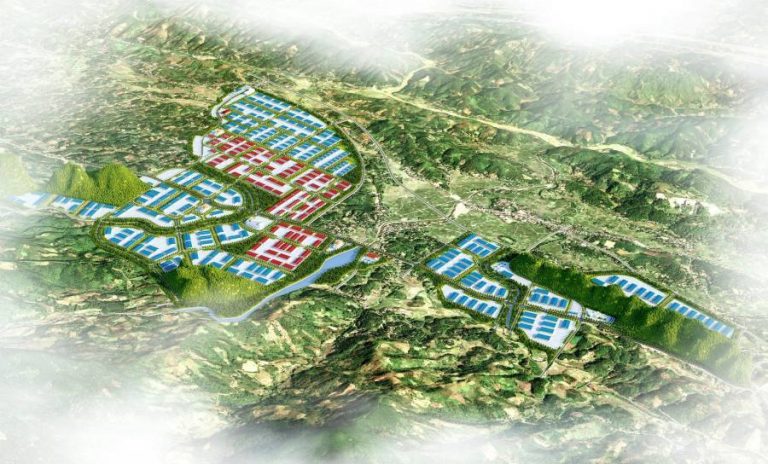 Phối cảnh Khu công nghiệp Võ Lao Lào Cai