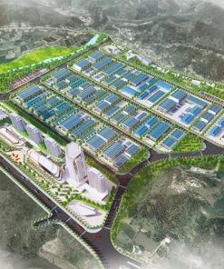 Phối cảnh tổng thể Khu vực sản xuất công nghiệp Bản Qua Lào Cai