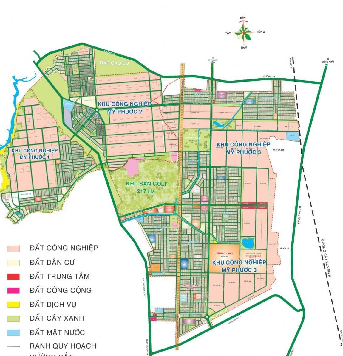 Bất Động Sản Công Nghiệp Bình Dương: Điểm Sáng Đầu Tư 2024 - Mặt bằng quy hoạch phân lô Bất Động Sản Công Nghiệp Bình Dương: Điểm Sáng Đầu Tư 2024