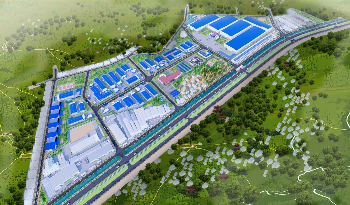 Cụm Công Nghiệp Phú Thịnh 3 Tỉnh Lào Cai: Tiềm Năng Đầu Tư Vàng - Phối cảnh toàn cảnh CCN Phú Thịnh 3