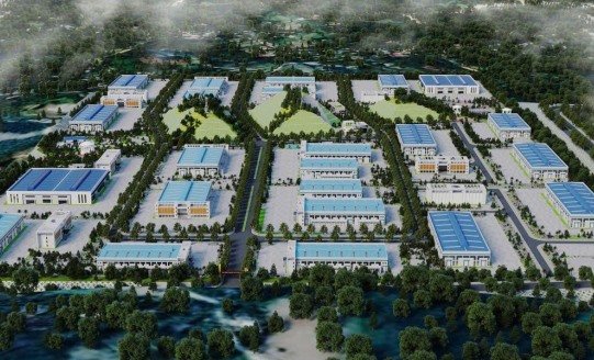 Cụm Công Nghiệp Phú Thịnh 3 Tỉnh Lào Cai: Tiềm Năng & Bảng Giá Mới - Phối cảnh toàn cảnh CCN Phú Thịnh 3