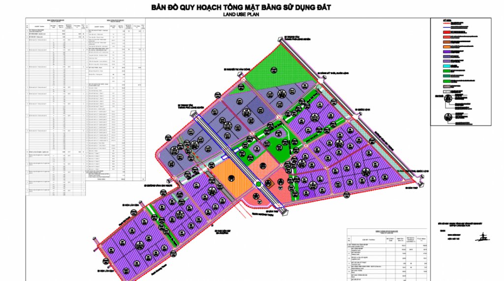Khu Công nghiệp Bản Qua tỉnh Lào Cai: Thông Tin Quy Hoạch 2025 - Mặt bằng quy hoạch phân lô KCN Bản Qua