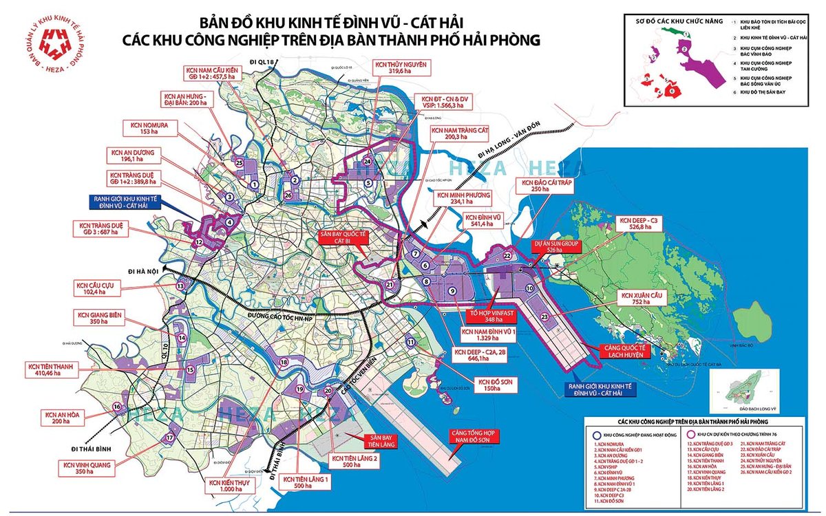 Danh sách các Khu Công nghiệp Hải Phòng Quy Mô Lớn Nhất 2025 (Mặt bằng quy hoạch phân lô KCN Hải Phòng Quy Mô Lớn Nhất 2025) Danh sách các Khu Công nghiệp Hải Phòng Quy Mô Lớn Nhất 2025 - Mặt bằng quy hoạch phân lô KCN Hải Phòng Quy Mô Lớn Nhất 2025