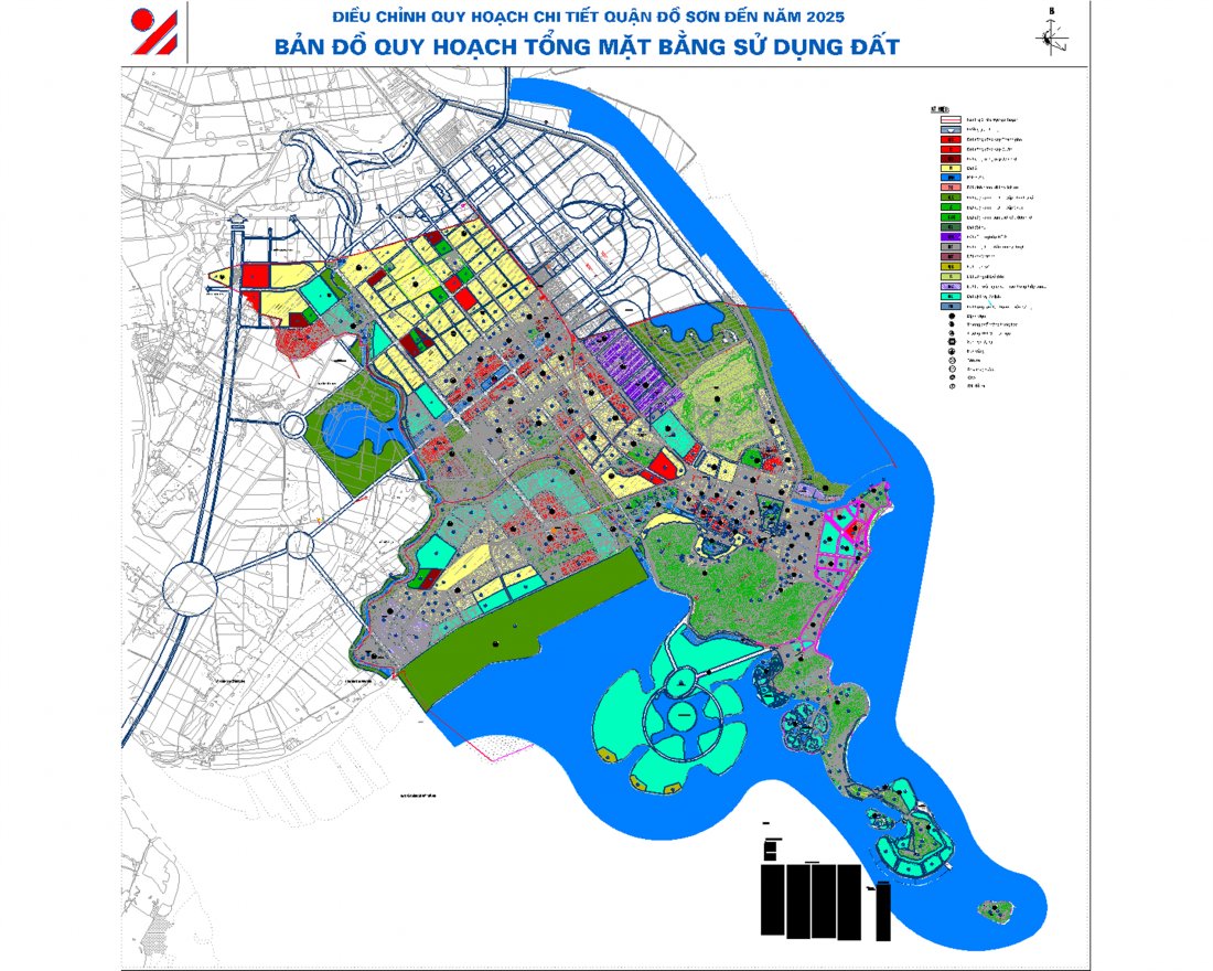 Khu Công nghiệp Hoàng Diệu Hải Phòng: Điểm Sáng Đầu Tư Công Nghiệp Thế Hệ Mới - Mặt bằng quy hoạch phân lô KCN Hoàng Diệu Hải Phòng: Điểm Sáng Đầu Tư Công Nghiệp Thế Hệ Mới