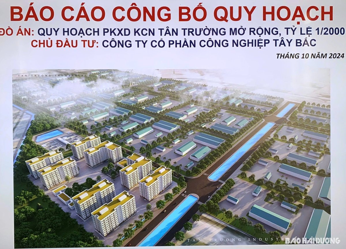 Khu Công nghiệp Tân Trường mở rộng thành phố Hải Phòng: Tâm điểm đầu tư mới (Mặt bằng quy hoạch phân lô KCN Tân Trường mở rộng) Khu Công nghiệp Tân Trường mở rộng thành phố Hải Phòng: Tâm điểm đầu tư mới - Mặt bằng quy hoạch phân lô KCN Tân Trường mở rộng