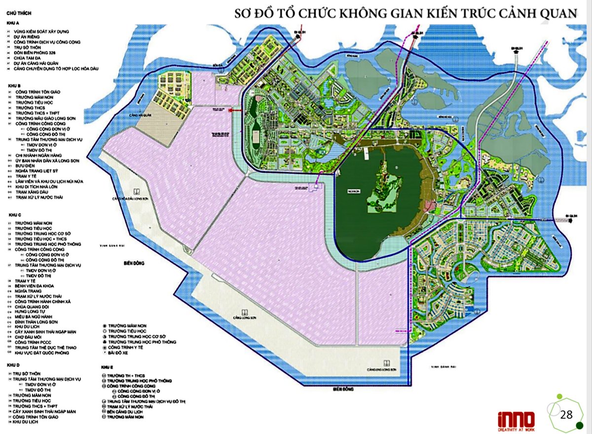 Tổng quan và Tiềm năng đầu tư phát triển tại CCN Long Sơn - Mặt bằng quy hoạch phân lô CCN Long Sơn