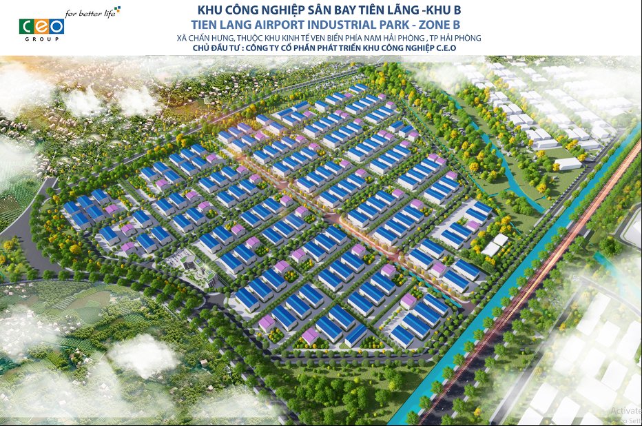 Khu Công Nghiệp Sân Bay Tiên Lãng – Khu B: Quy Mô & Bảng Giá - Mặt bằng quy hoạch phân lô KCN Sân Bay Tiên Lãng – Khu B: Quy Mô & Bảng Giá