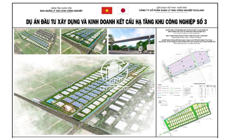 KCN Số 3 Hưng Yên - Thông Tin Quy Hoạch & Bảng Giá Thuê - Mặt bằng quy hoạch phân lô KCN Số 3 Hưng Yên - Thông Tin Quy Hoạch & Bảng Giá Thuê